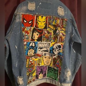 Custom 1 of 1 Marvel Jacket